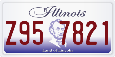 IL license plate Z957821