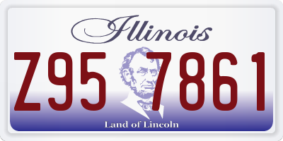 IL license plate Z957861