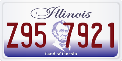 IL license plate Z957921