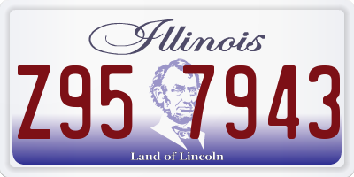 IL license plate Z957943