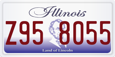 IL license plate Z958055