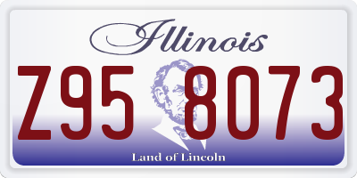IL license plate Z958073