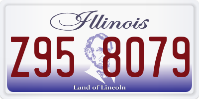 IL license plate Z958079