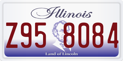 IL license plate Z958084