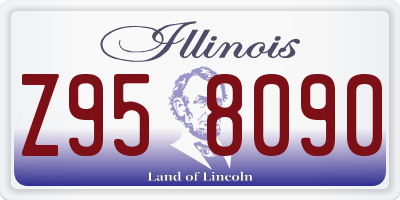 IL license plate Z958090