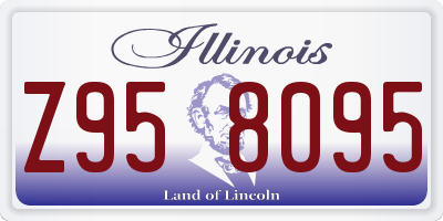 IL license plate Z958095