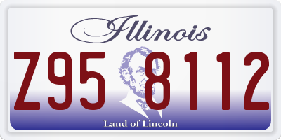 IL license plate Z958112