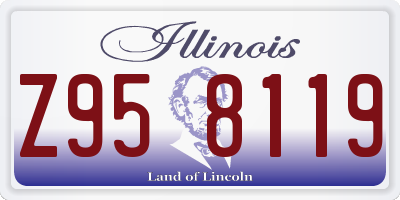 IL license plate Z958119