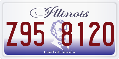 IL license plate Z958120