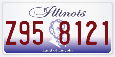 IL license plate Z958121
