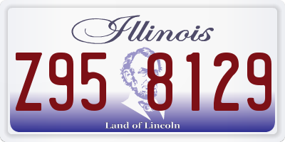 IL license plate Z958129