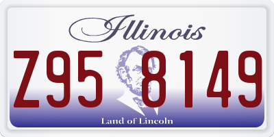 IL license plate Z958149