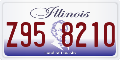 IL license plate Z958210