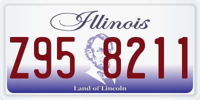 IL license plate Z958211
