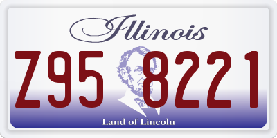 IL license plate Z958221
