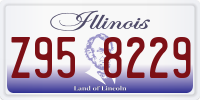 IL license plate Z958229