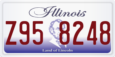 IL license plate Z958248