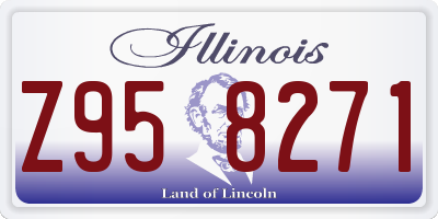 IL license plate Z958271