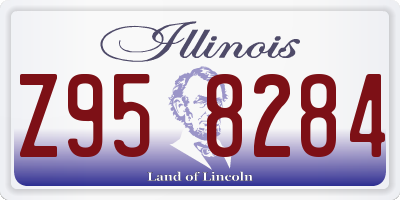 IL license plate Z958284