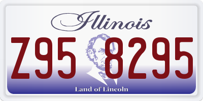 IL license plate Z958295