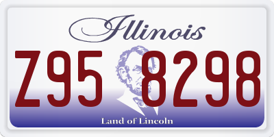 IL license plate Z958298
