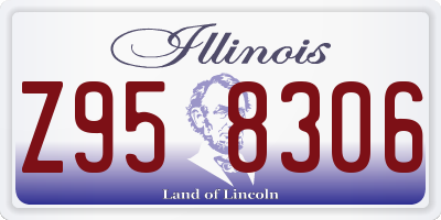 IL license plate Z958306