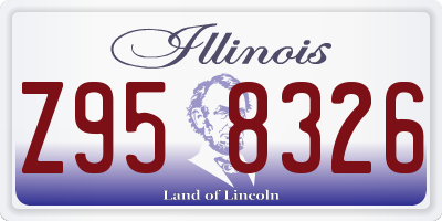 IL license plate Z958326