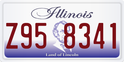 IL license plate Z958341