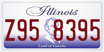 IL license plate Z958395