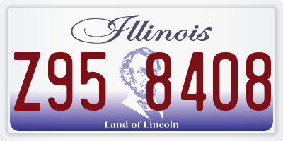 IL license plate Z958408