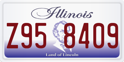 IL license plate Z958409