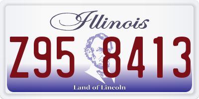 IL license plate Z958413