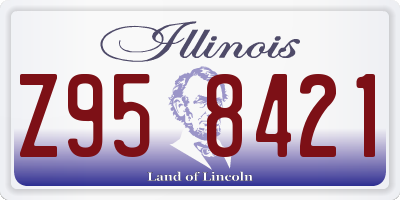 IL license plate Z958421