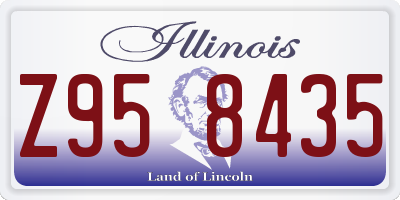 IL license plate Z958435