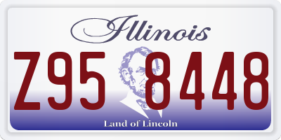 IL license plate Z958448