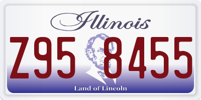 IL license plate Z958455