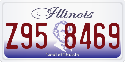 IL license plate Z958469