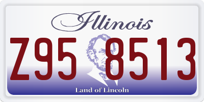 IL license plate Z958513