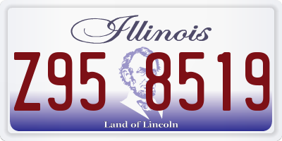 IL license plate Z958519