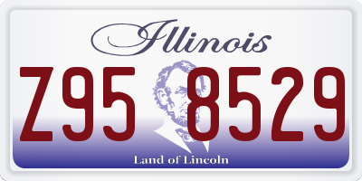 IL license plate Z958529