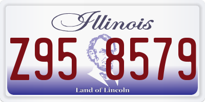IL license plate Z958579