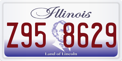 IL license plate Z958629