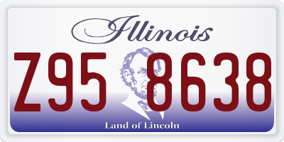 IL license plate Z958638