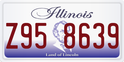 IL license plate Z958639