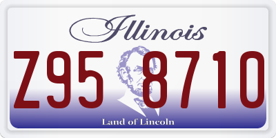 IL license plate Z958710