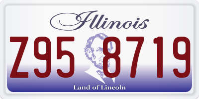 IL license plate Z958719