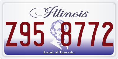 IL license plate Z958772