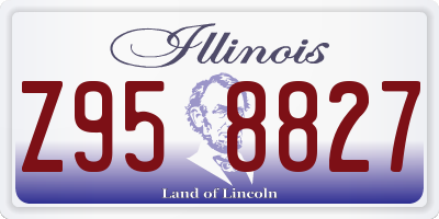 IL license plate Z958827