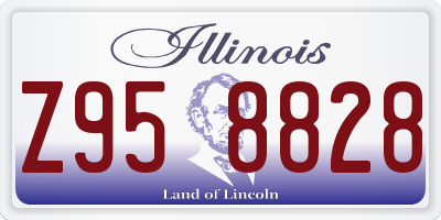 IL license plate Z958828