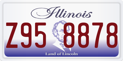 IL license plate Z958878